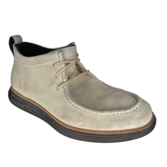 Cole Haan Grand Ambition Suede Chukka Boots Sand Grey 11.5M main image 7